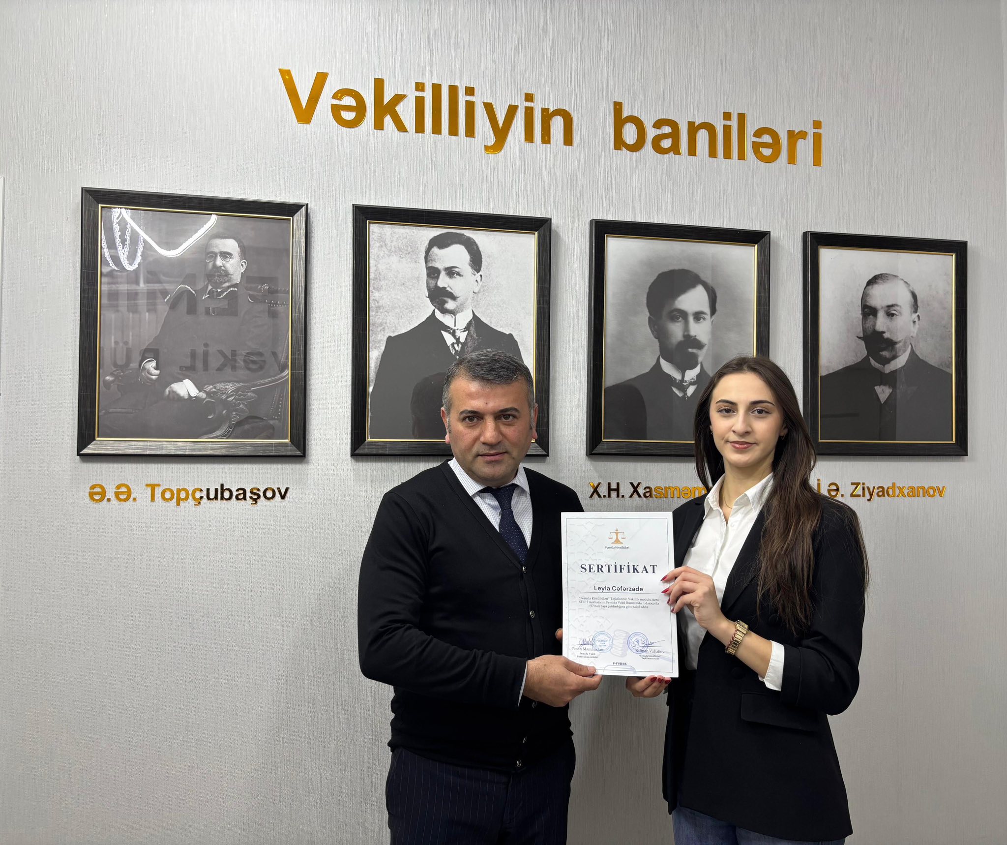 “Femida” Vəkil Bürosunda könüllülərin sertifikasiyası
