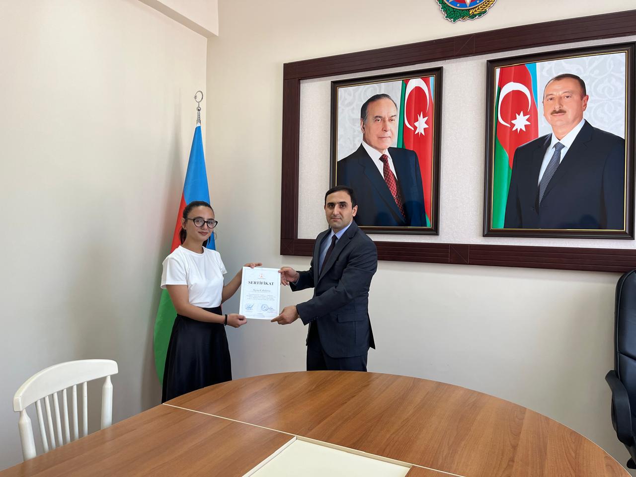 Şərur Rayon Məhkəməsində könüllülərin sertifikasiyası