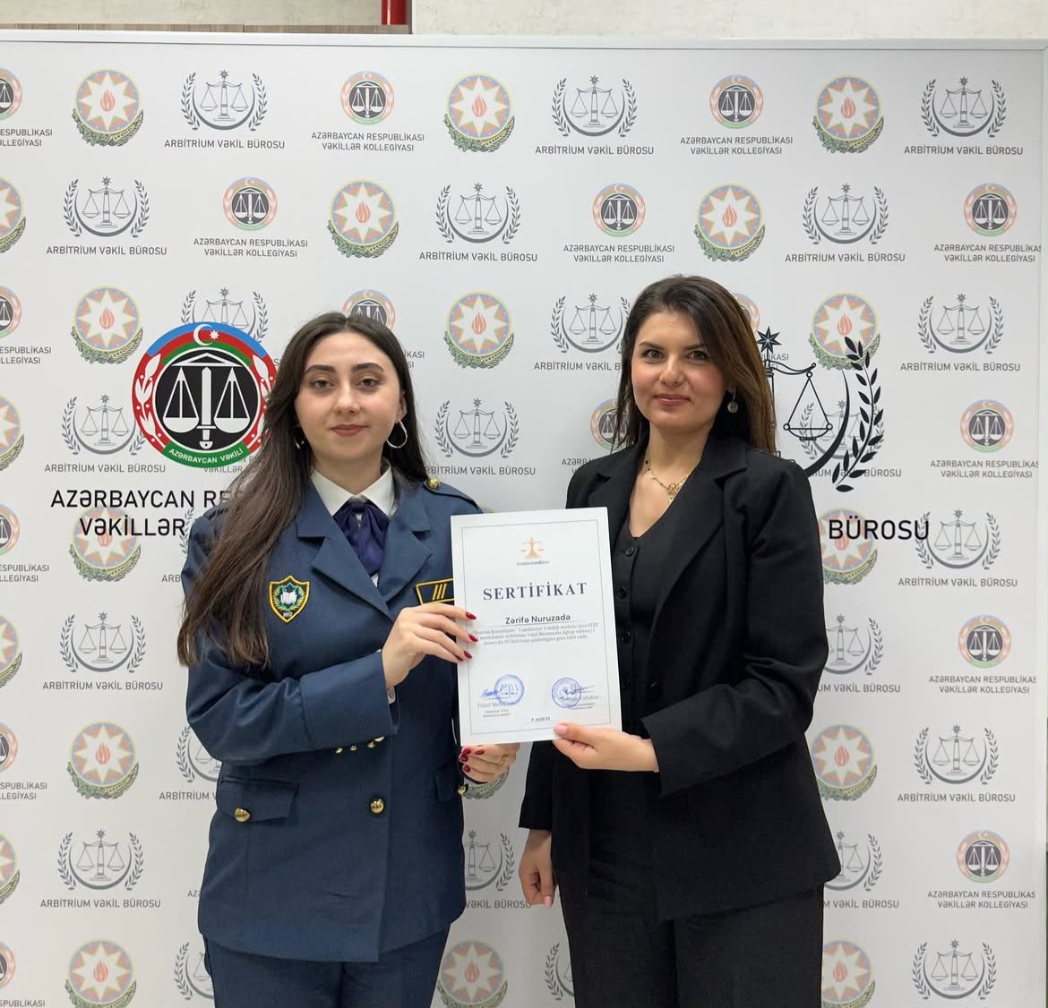 “Arbitrium” Vəkil Bürosunda  Femida Könüllülərinin sertifikasiyası