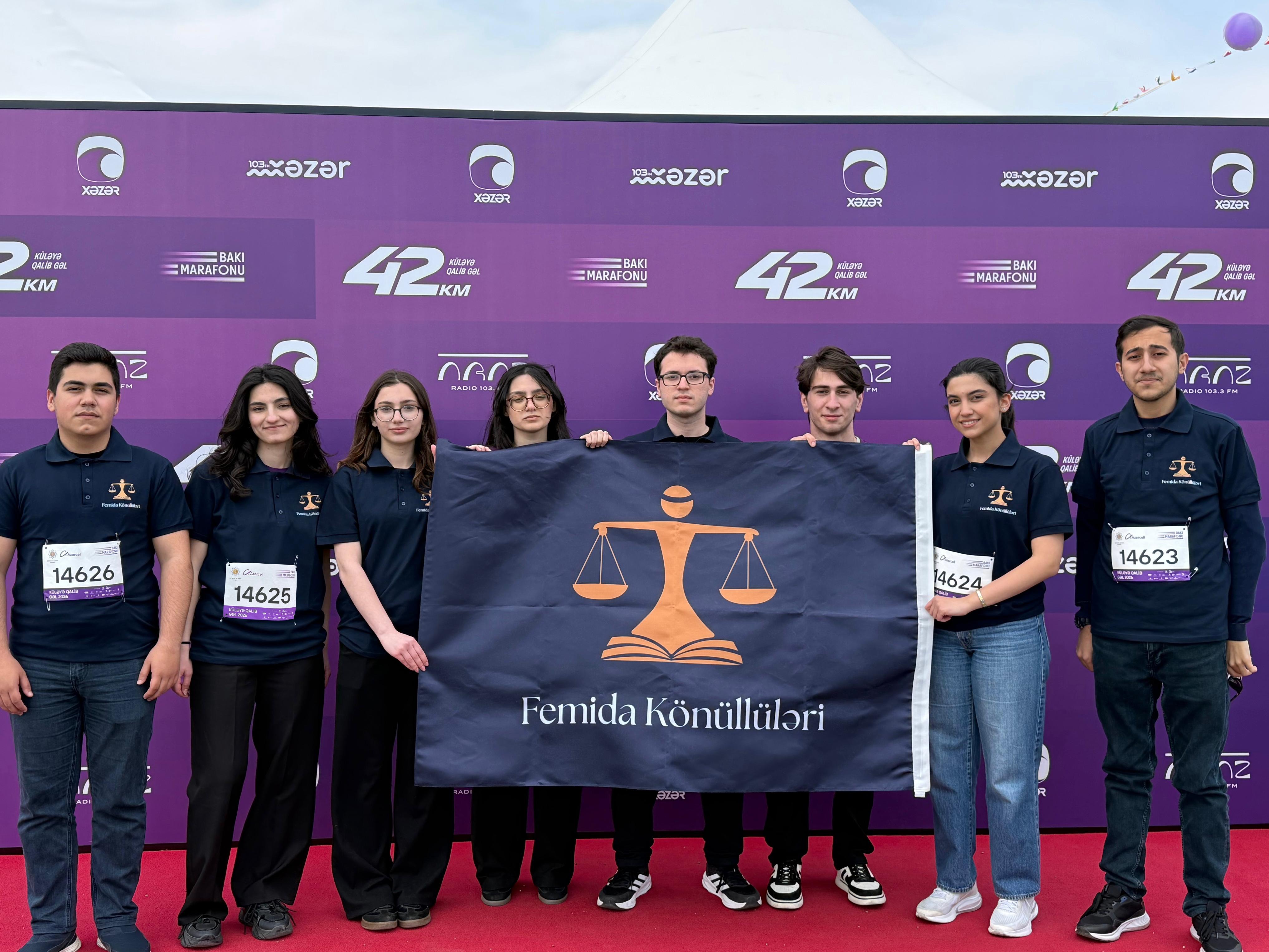 Femida Könüllüləri "Bakı Marafonu 2026"-da