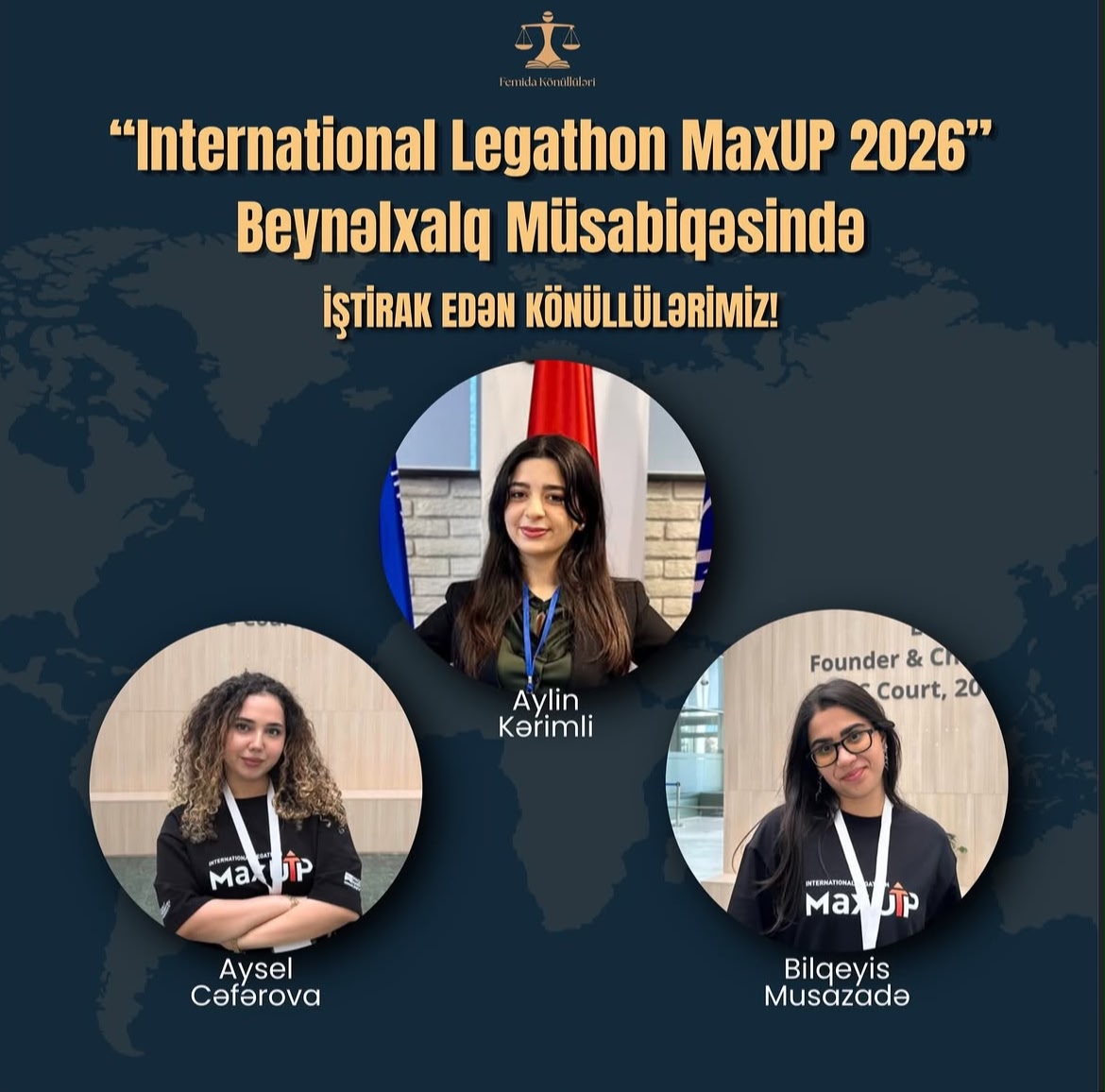 “International Legathon MaxUP 2026” Beynəlxalq Müsabiqəsində iştirak edən könüllülərimizin uğuru